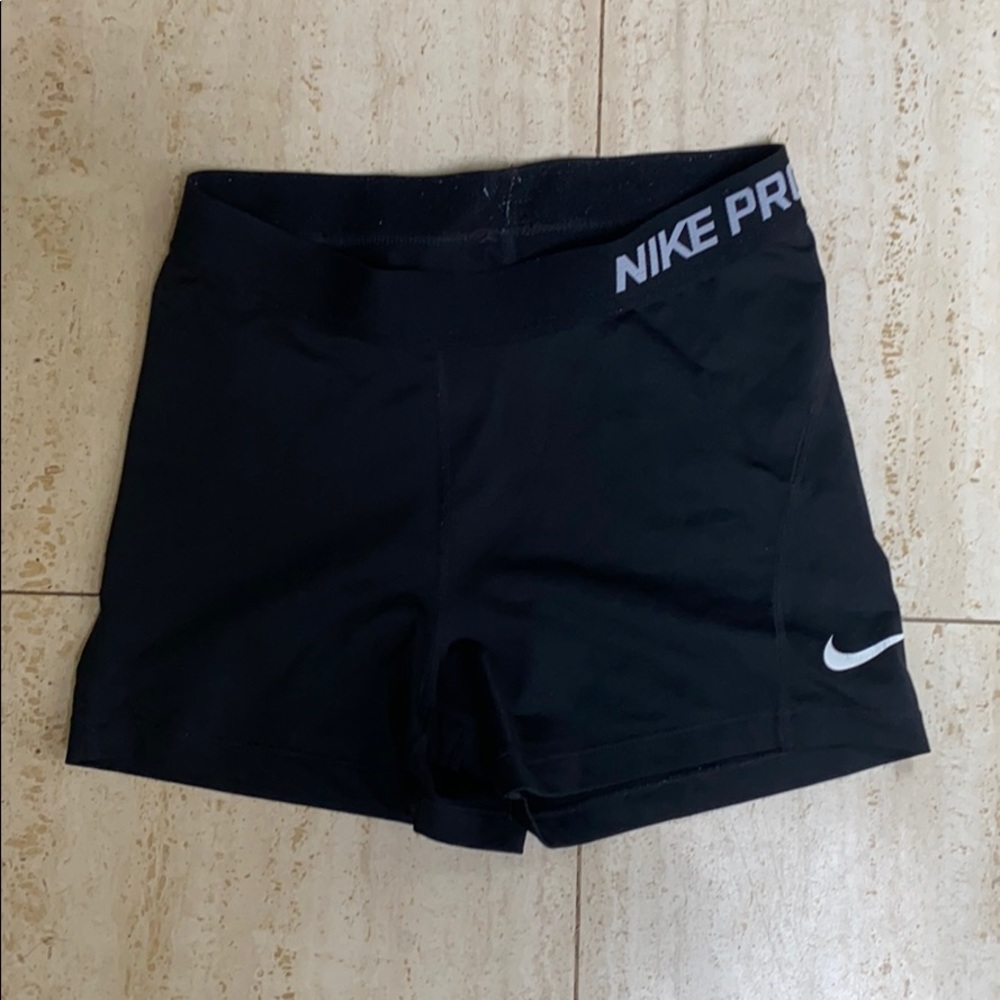 nike pro shorts, lightly worn